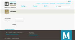 Desktop Screenshot of intranet.merici.ca
